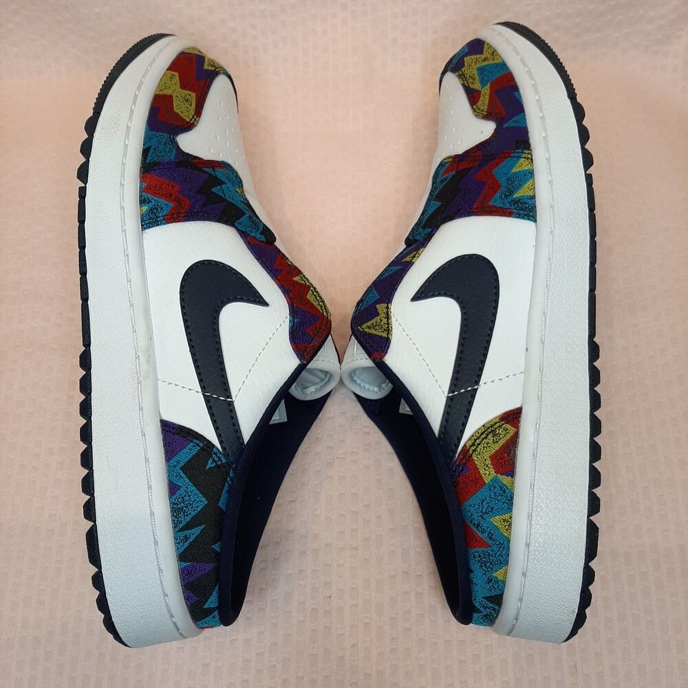 Nike Air Jordan Shoes 'Nothing But Net' Men Size 9.5 Mule Golf FJ1214-100 - Picture 7 of 8